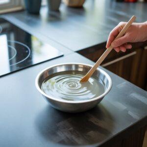 klej do tapet w misce